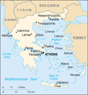 greece map